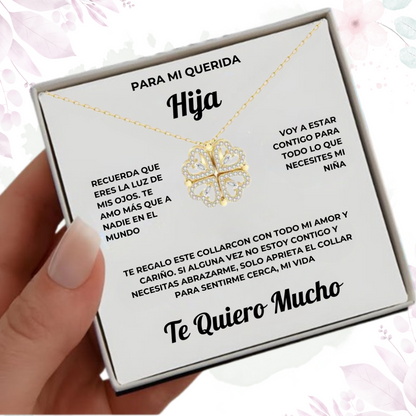 Para Mi Querida Hija | Collar Trébol