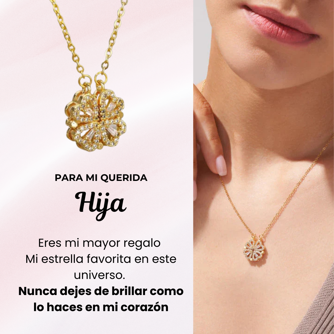 Para Mi Querida Hija | Collar Trébol